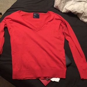 Red sweater